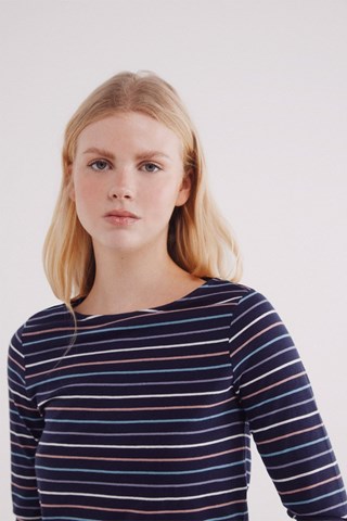 Top - Marineblauw