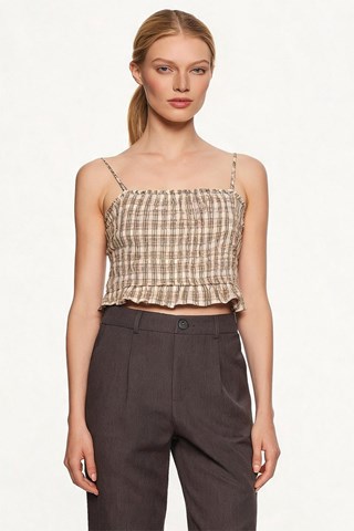 Crop Top - Lichtbeige