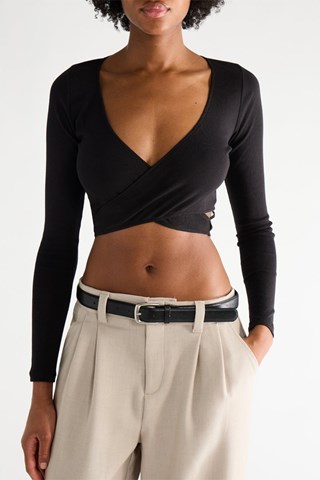 Crop top - Negro