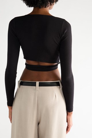 Crop top - Negro