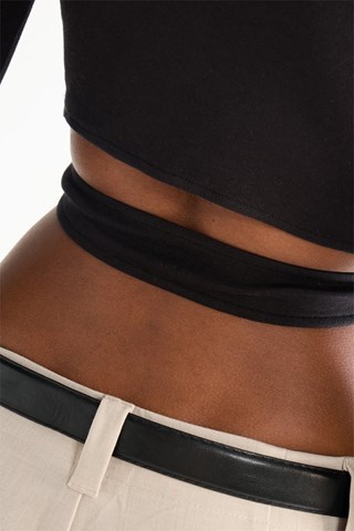 Crop top - Negro