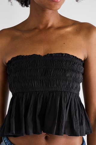 Strapless Top - Zwart