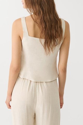 Top - Gemêleerd Beige