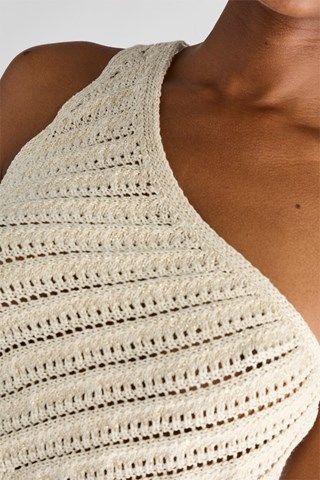 Top asimétrico - Beige
