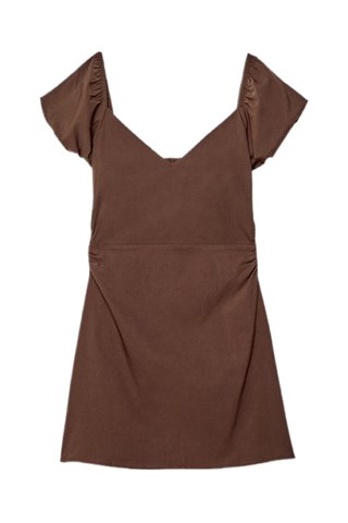 Trapeziumjurk - Bruin