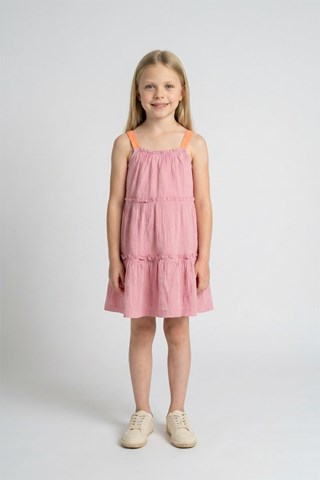 Jurk met Ruches - Roze