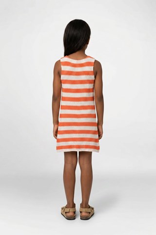 Jurk - Oranje en Wit