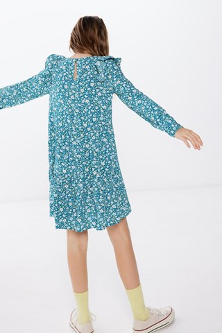 Jurk - Blauw en Wit