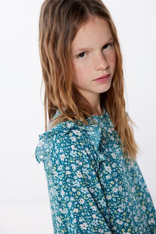 Jurk - Blauw en Wit