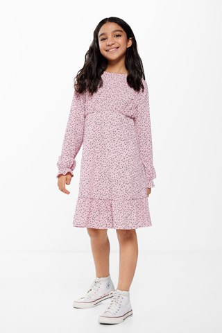 Jurk - Roze en Zwart