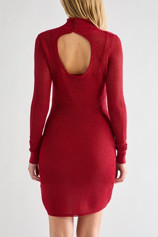 Trui-jurk - Rood
