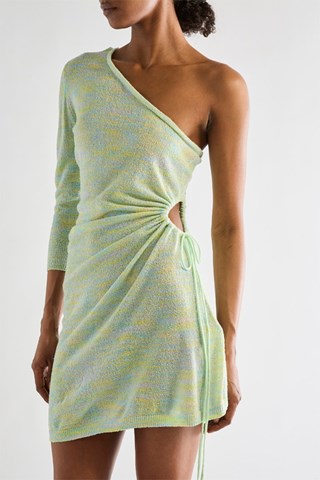 Asymmetrische Jurk - Geel