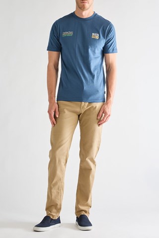 T-shirt - Petrolblauw