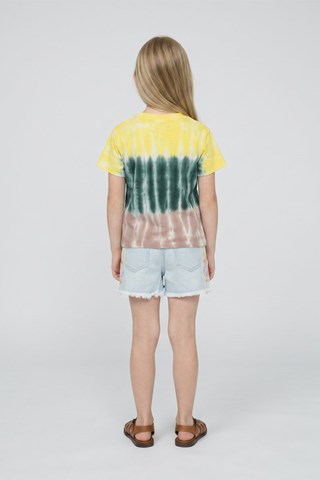 T-shirt Tie and Dye - Geel