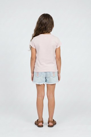 T-shirt - Poederroze