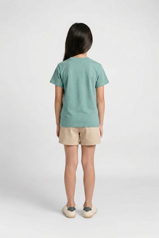 T-shirt - Zeegroen