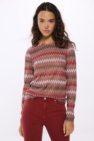 T-shirt - Beige en Camel