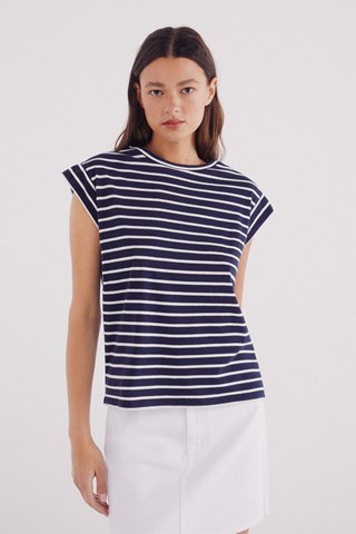 T-shirt - Marineblauw