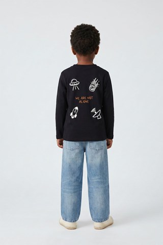 T-shirt - Zwart