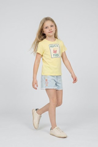 T-shirt - Geel