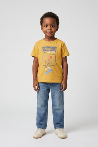 T-shirt - Mosterdgeel