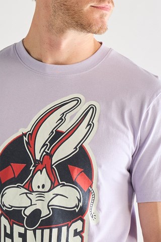 T-shirt Genius Looney Tunes - Lichtpaars