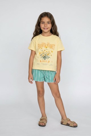T-shirt - Geel