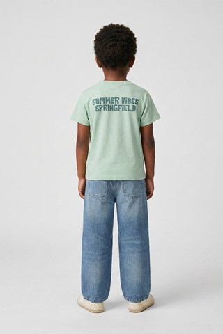 T-shirt - Zeegroen