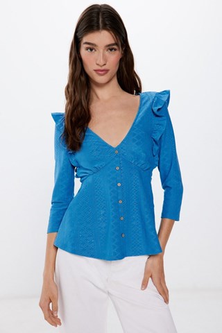 Blouse - Blauw