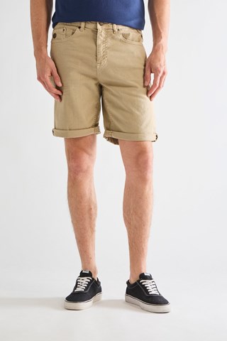 Spijkershort - Beige