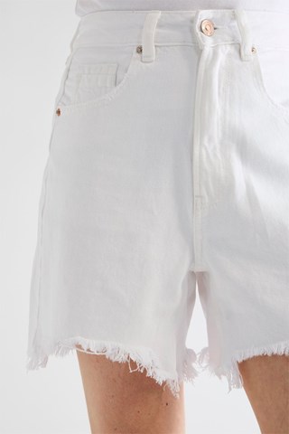 Short vaquero - Blanco