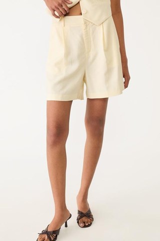 Short de tiro alto - Crudo