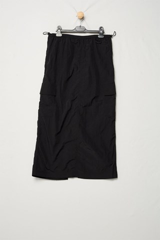 Falda midi - Negro