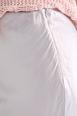 Lange Rok Hoge Taille - Grijs