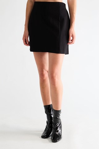 Falda recta - Negro