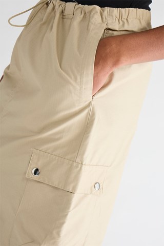 Falda recta - Beige