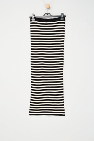 Vestido largo - Negro y blanco