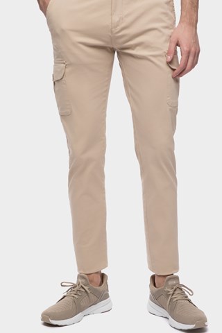 Pantalon cargo - Beige