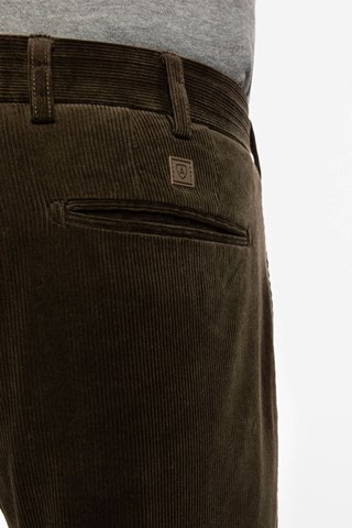 Pantalon slim en velours - Vert