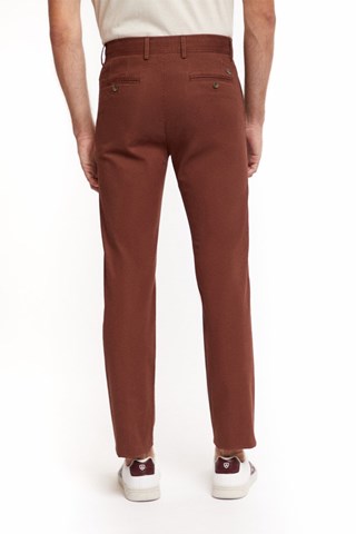Pantalon slim - Marron