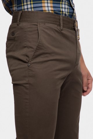 Pantalon slim - Vert foncé