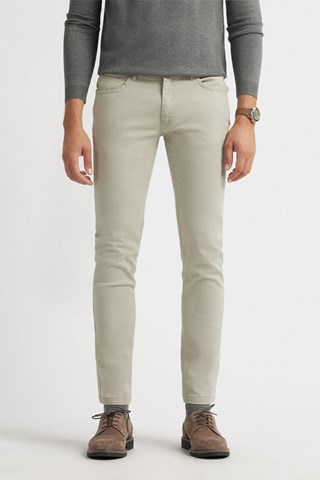 Pantalon slim - Beige
