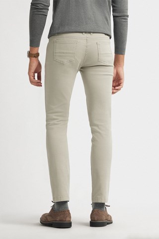 Pantalon slim - Beige