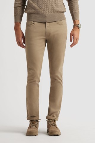 Pantalon slim - Marron