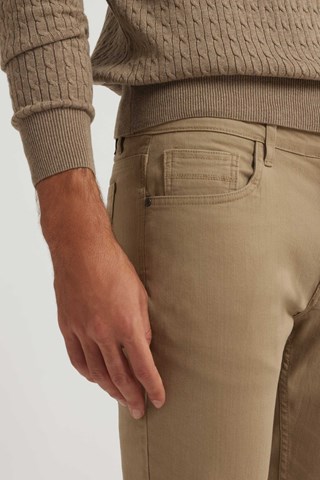 Pantalon slim - Marron
