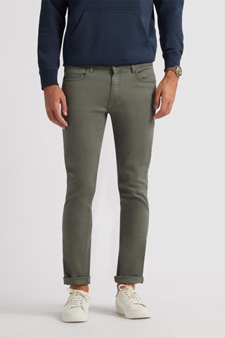 Pantalon slim - Vert