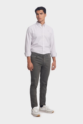 Pantalon slim - Vert