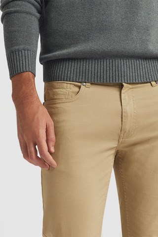 Pantalon slim - Marron
