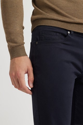 Pantalon slim - Bleu marine