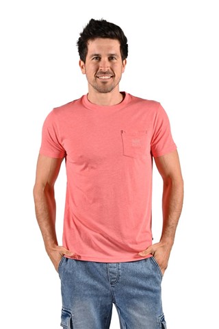T-shirt Pochot - Koraalrood